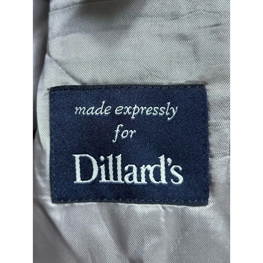 Ralph Ralph Lauren Blazer Mens 44R Gray 100% Wool Two Button Double Vent Lined